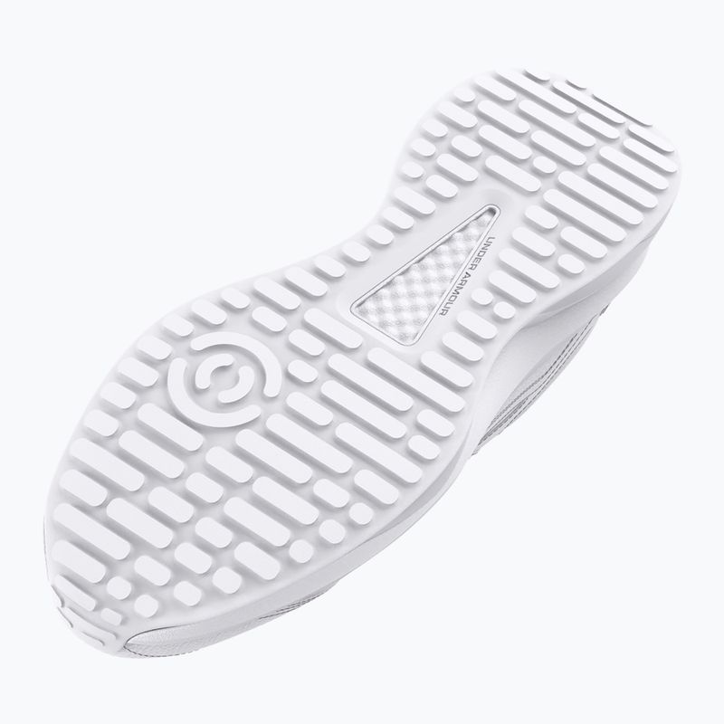 Women's training shoes Under Armour Edge Leather white/white/white 5