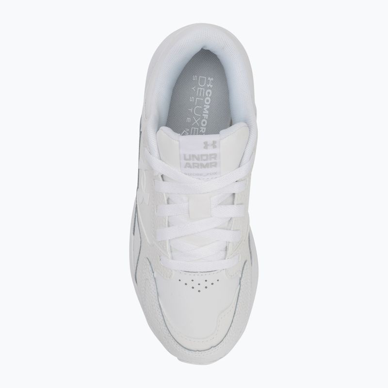 Women's training shoes Under Armour Edge Leather white/white/white 5