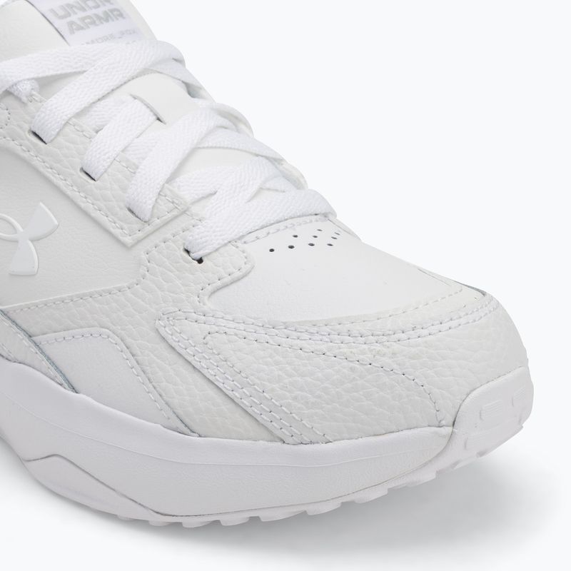 Women's training shoes Under Armour Edge Leather white/white/white 7