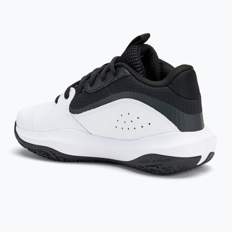 Under Armour GS Lockdown 7 children's basketball shoes white/black/black 3