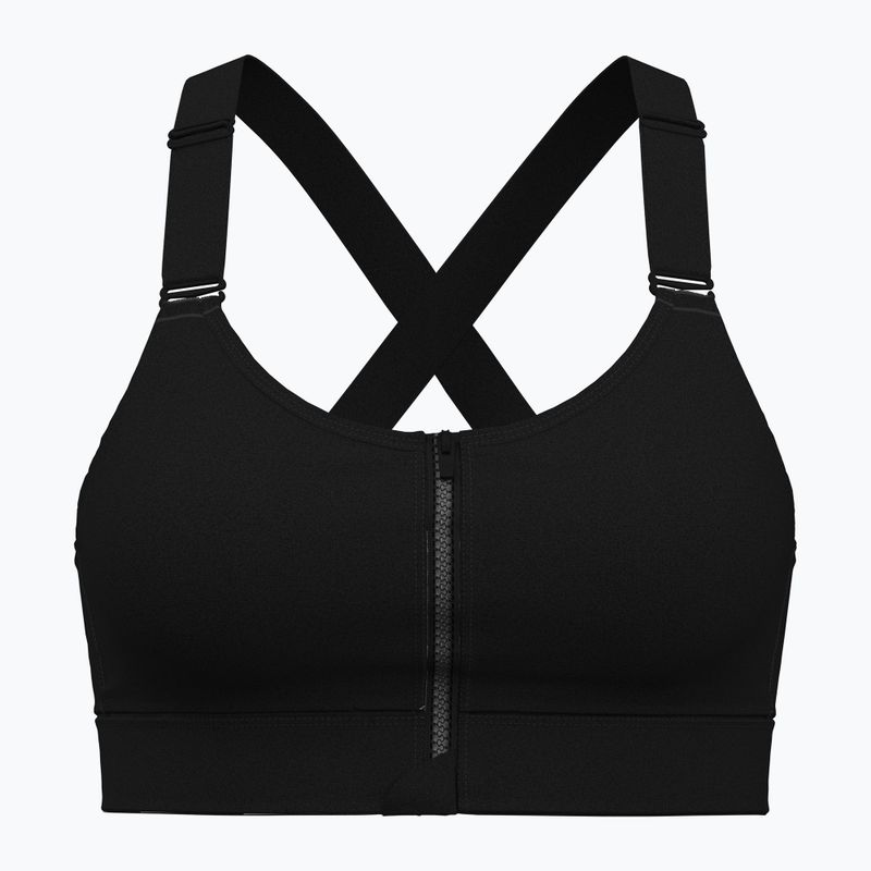 Under Armour Infinity High Zip 2.0 training bra black/black