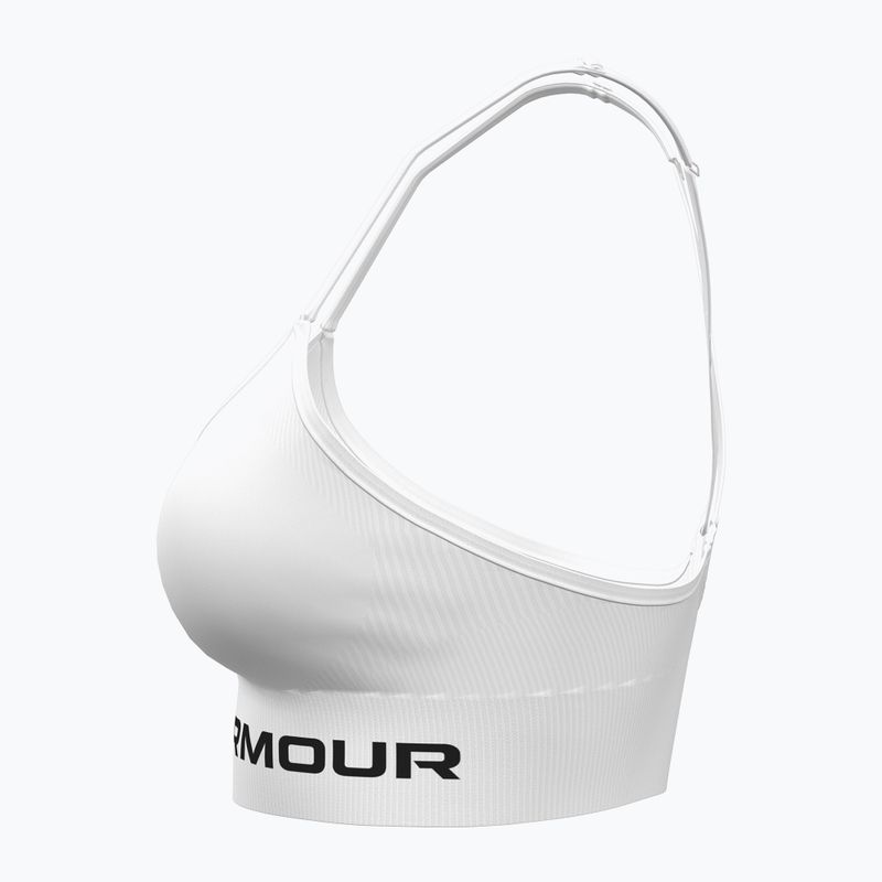 Training bra Under Armour Vanish Seamless Low white/black 4