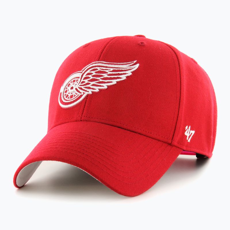 47 Brand NHL Detroit Red Wings Ballpark Snap MVP red baseball cap