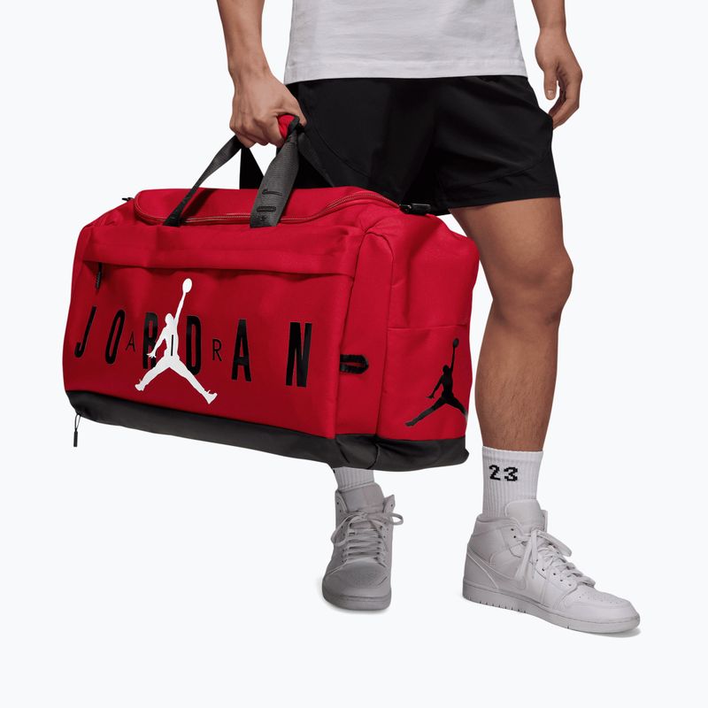 Training bag Nike Jordan Jam Velocity Duffle gym 46 l red 10