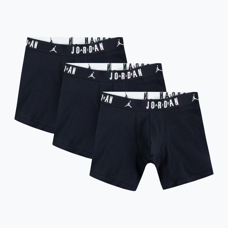 Men's boxers Jordan JHM Flight Cotton Core 3 pairs black