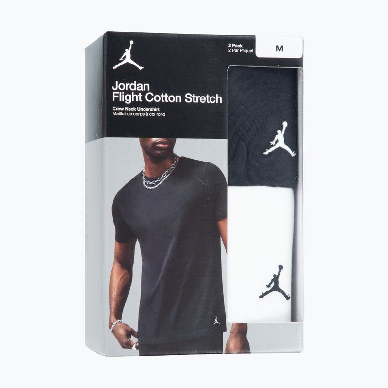 Men's T-shirt Jordan JHM Flight Base Tee 2 pcs black/white 5