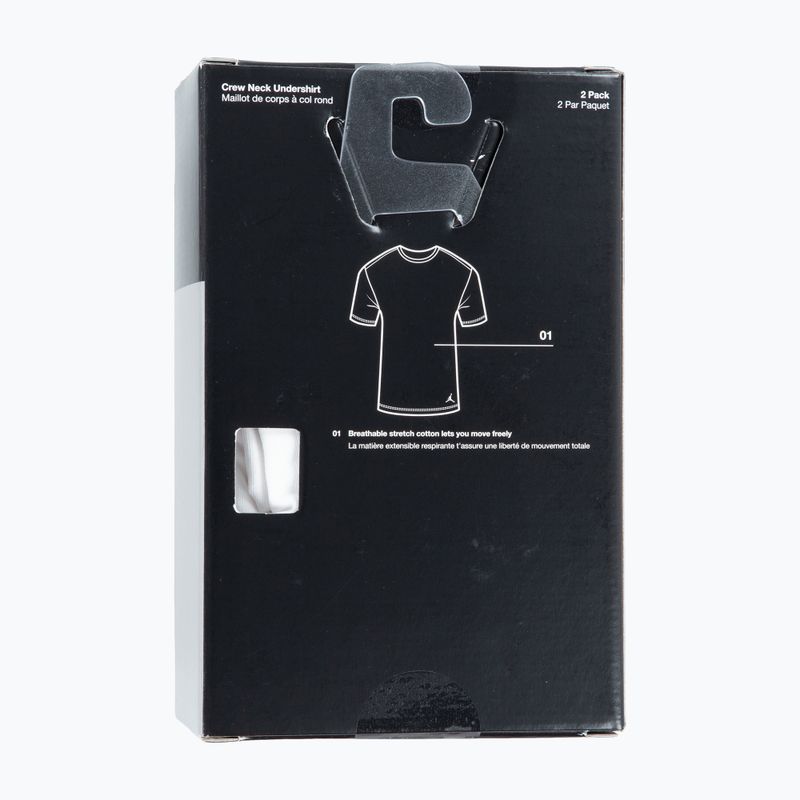 Men's T-shirt Jordan JHM Flight Base Tee 2 pcs black/white 6