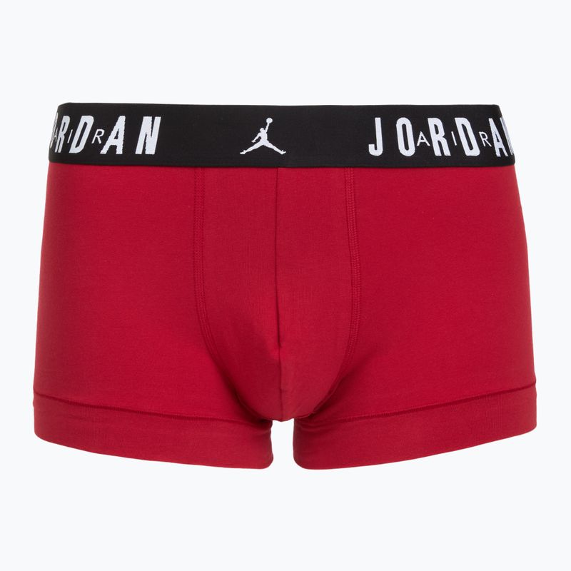 Men's boxers Nike Jrdan JHM Flight Cotton Trunk 3 pairs gym red/black 6