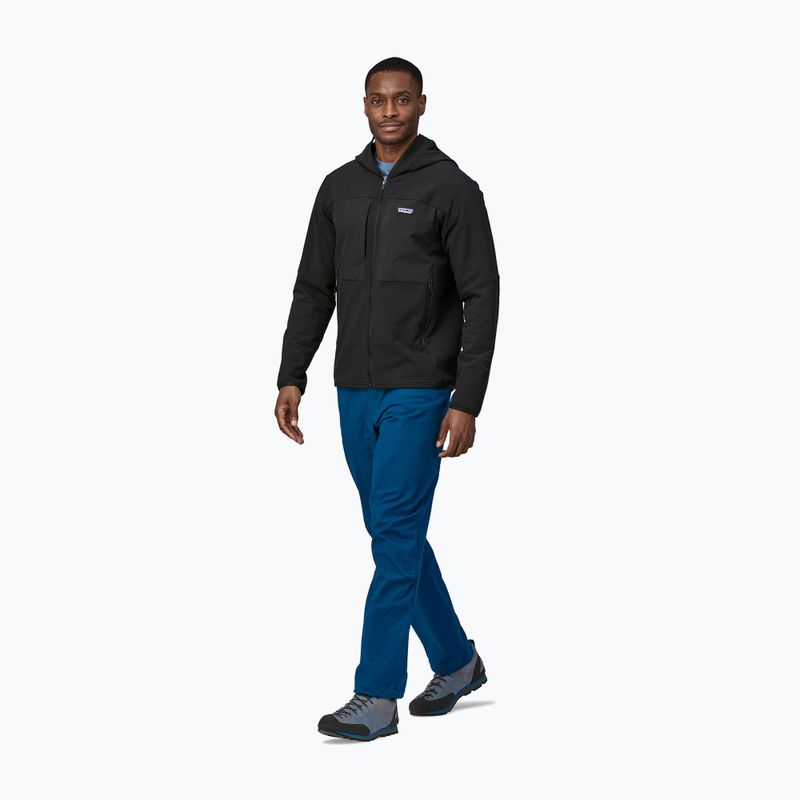 Men's softshell jacket Patagonia R2 TechFace Hoody black 2