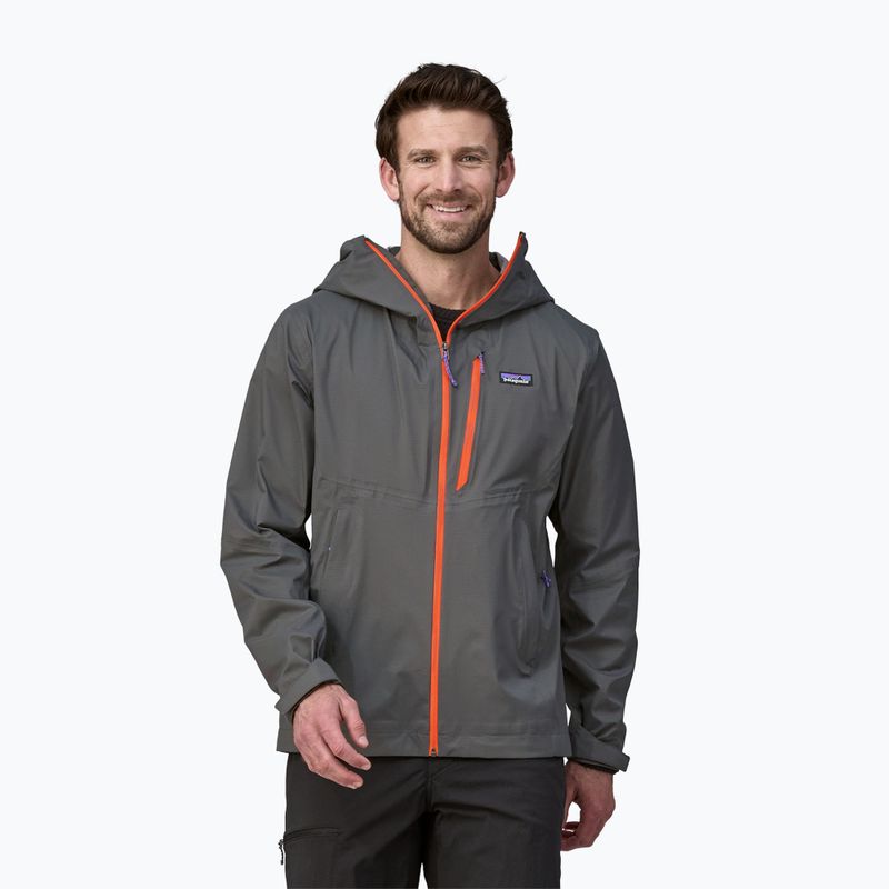 Men's Patagonia Granite Crest Rain jacket forge grey