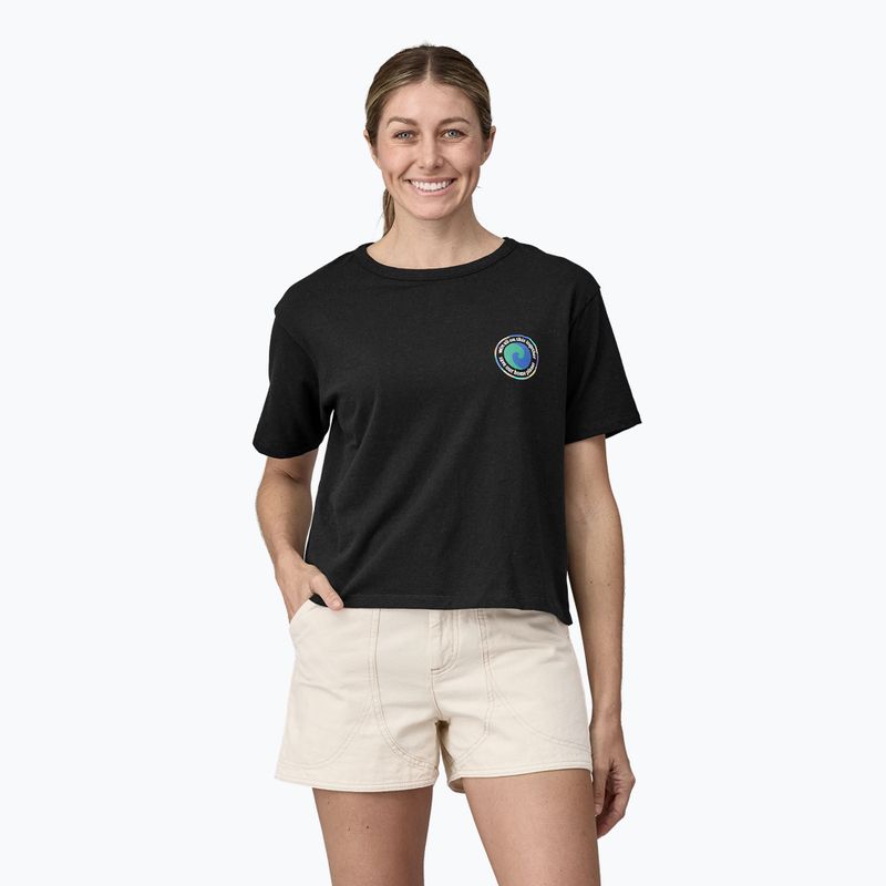 Women's Patagonia Unity Fitz Easy Cut T-shirt Responsibili ink black