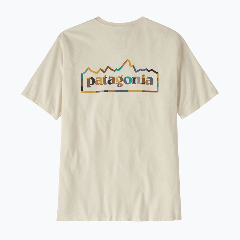 Patagonia men's Unity Fitz Responsibili birch white t-shirt 4