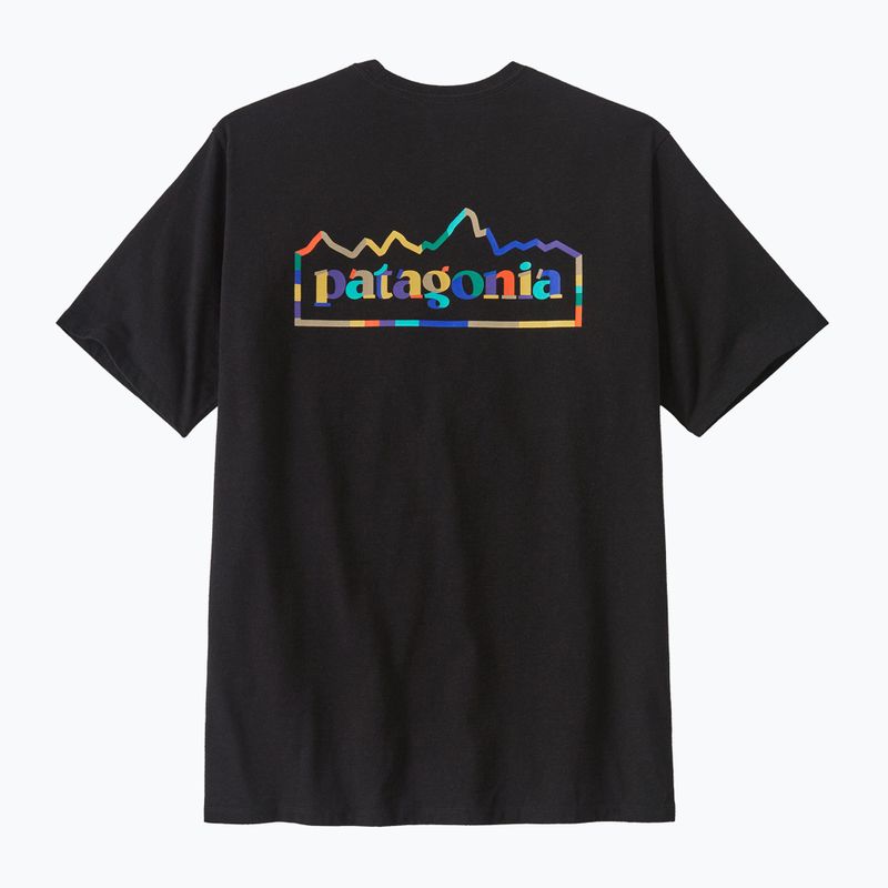 Patagonia men's Unity Fitz Responsibili ink black t-shirt 4