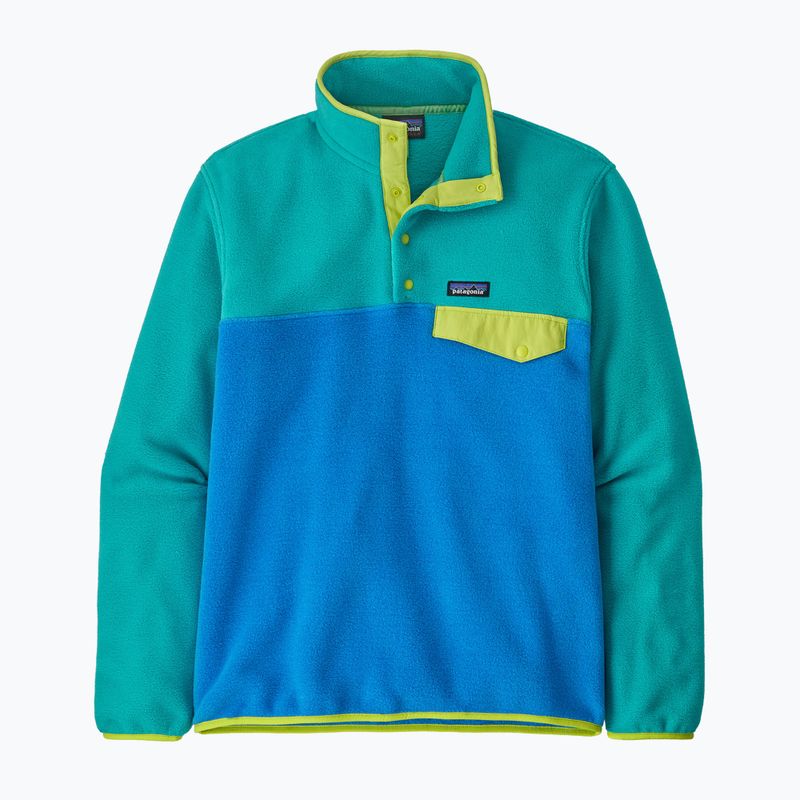 Patagonia men's trekking sweatshirt LW Synch Snap-T P/O vessel blue 3