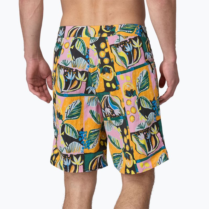 Men's Patagonia Wavefarer Boardshorts island seeds/milkweed mauve 2