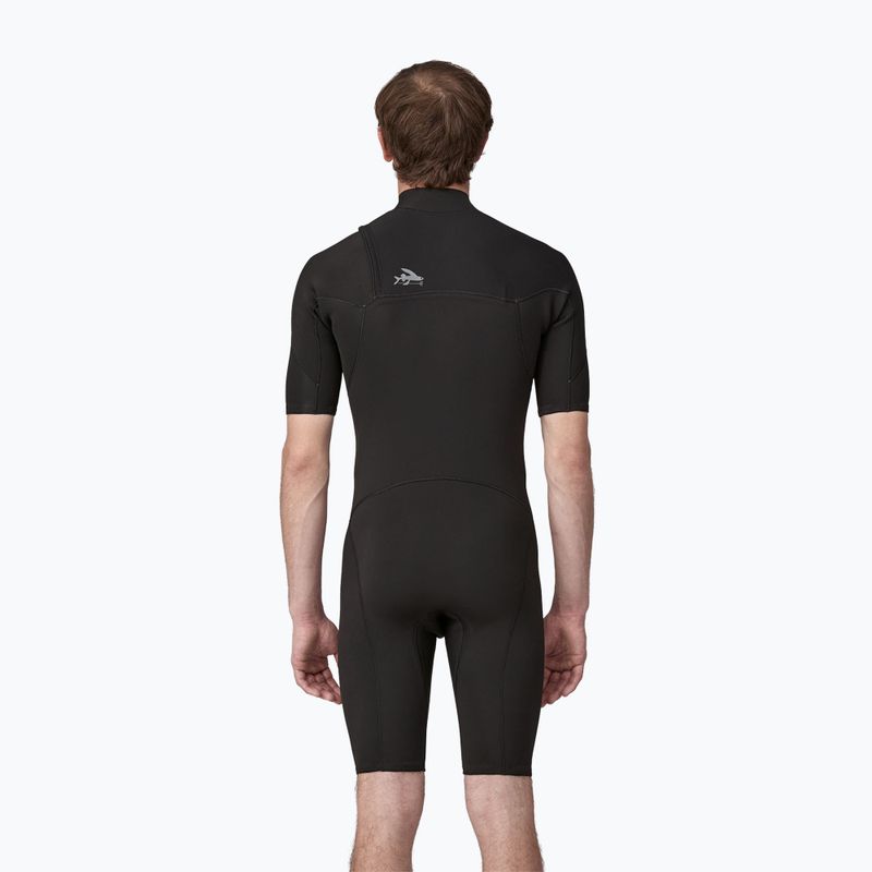 Men's wetsuit Patagonia Yulex Regulator Lite FZ Spring Suit Black 3