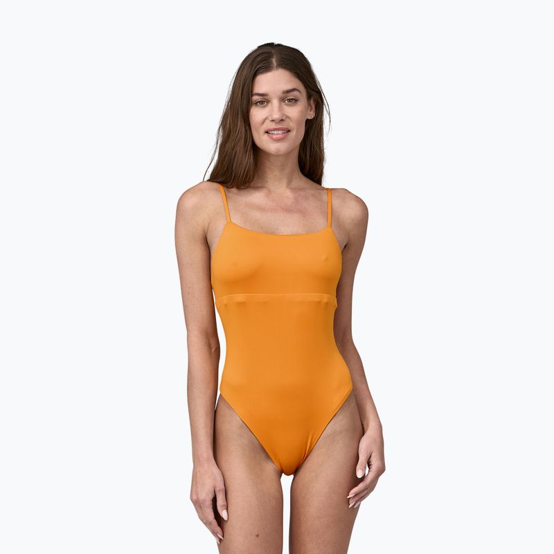 Women's one-piece swimsuit Patagonia Reversible Sunrise Slide kishu orange 4