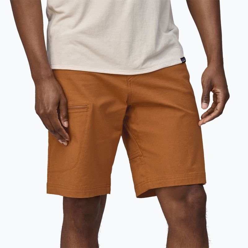 Men's Patagonia Venga Rock Shorts tree ring brown