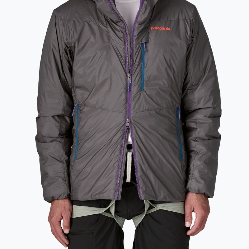 Patagonia men's down jacket DAS Light Hoody forge grey 5