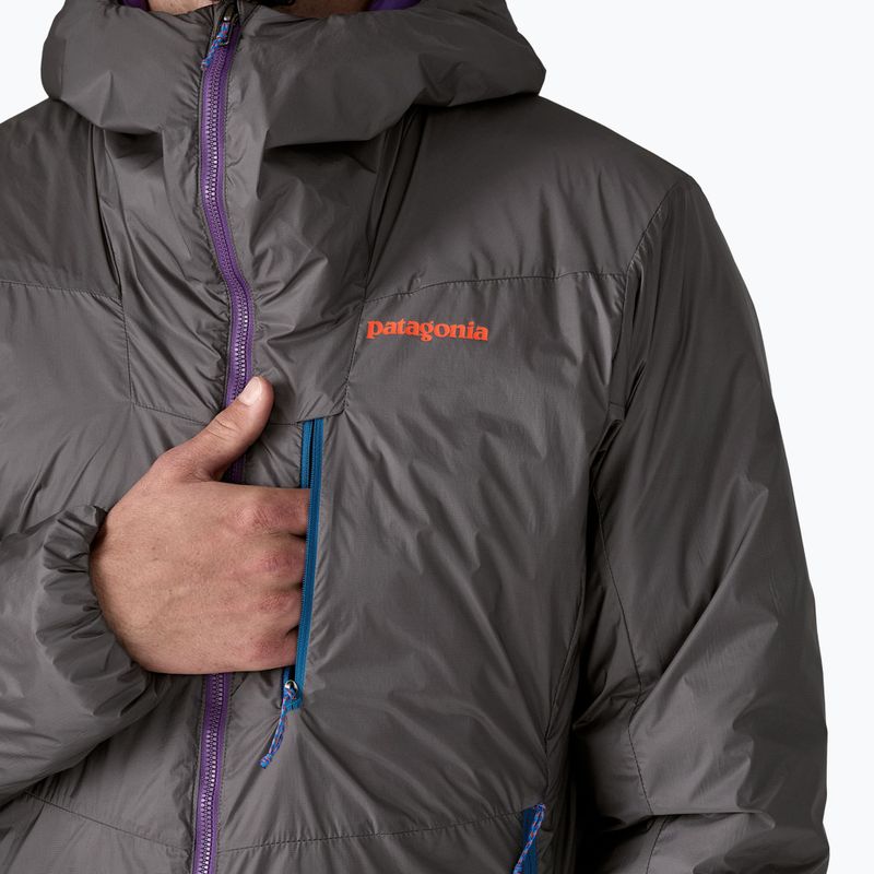 Patagonia men's down jacket DAS Light Hoody forge grey 7