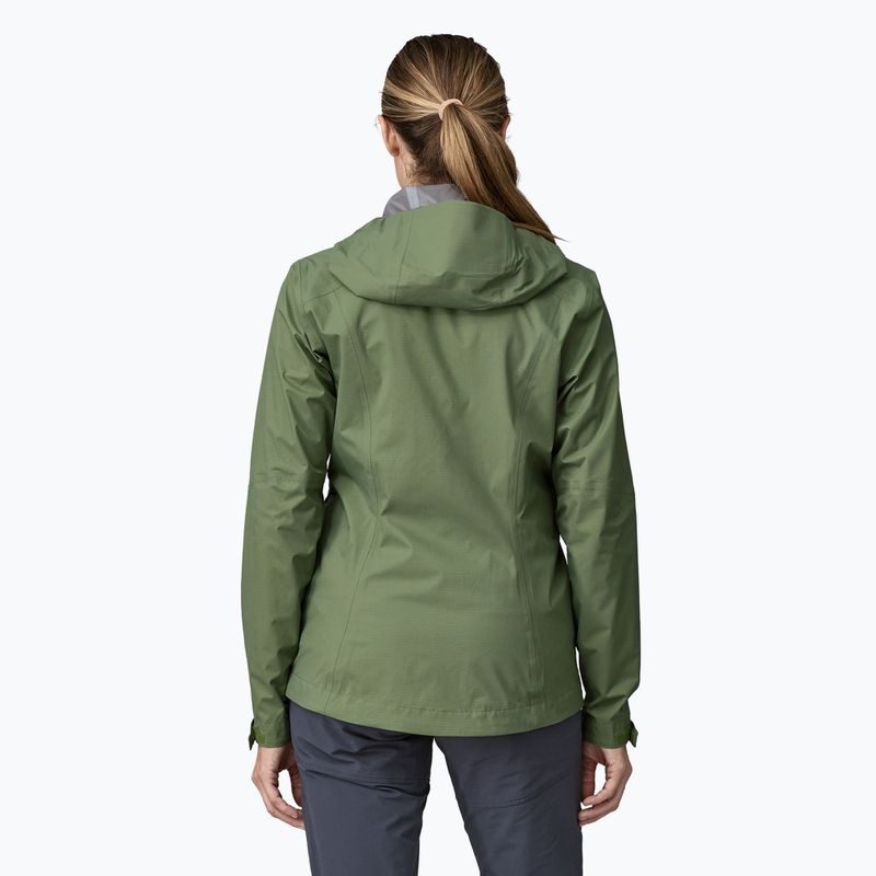 Women's Patagonia Granite Crest Rain terrain green jacket 2