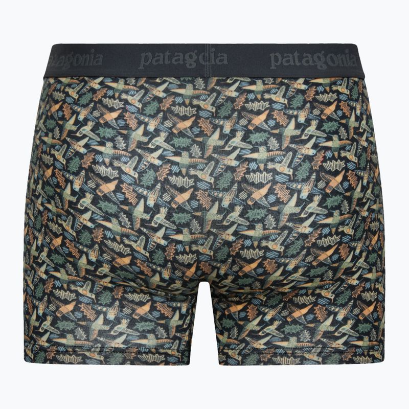 Patagonia men's Essential Boxer Briefs 3" allen's party/ink black boxers 2