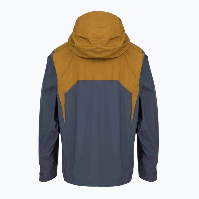 Men's Patagonia Super Free Alpine raptor brown rain jacket 2