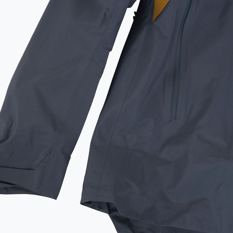 Men's Patagonia Super Free Alpine raptor brown rain jacket 4