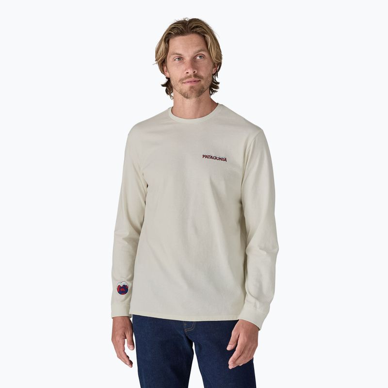 Men's Patagonia Chill Responsibili brich white longsleeve