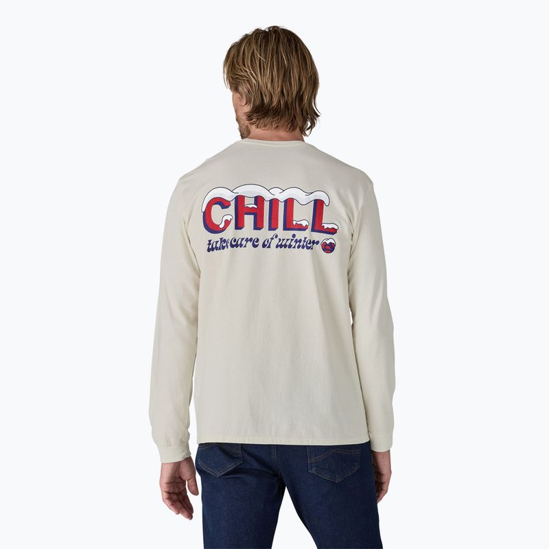 Men's Patagonia Chill Responsibili brich white longsleeve 2