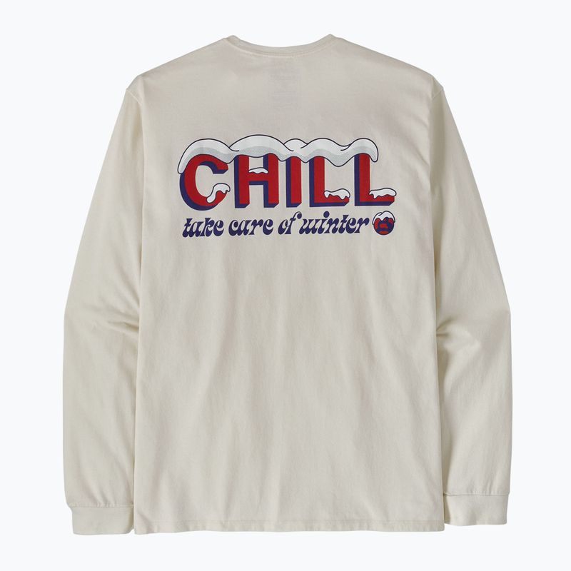 Men's Patagonia Chill Responsibili brich white longsleeve 3