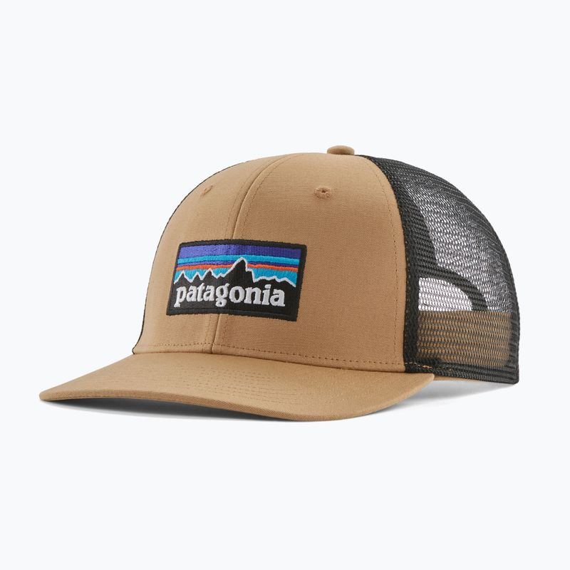 Patagonia P-6 Logo Trucker cap pufferfish grayling brown