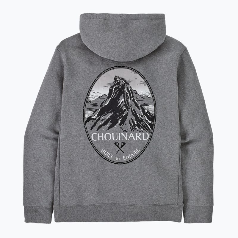 Men's sweatshirt Patagonia Chouinard Crest Uprisal Hoody gravel heather 2