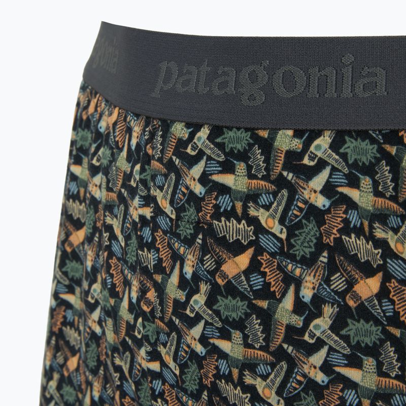 Patagonia men's Essential Boxers allen's party/ink black 3