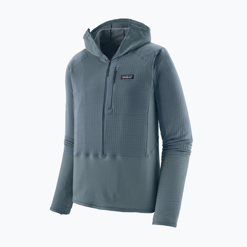Men's Patagonia R1 Hybrid Pullover Softshell Jacket utility blue 10