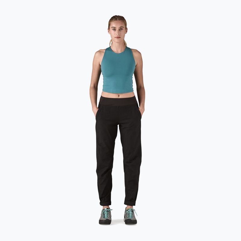 Women's Patagonia Reversible Tank wetland blue trekking t-shirt 2