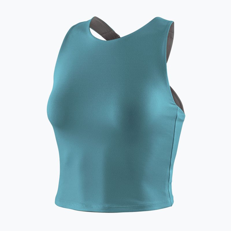 Women's Patagonia Reversible Tank wetland blue trekking t-shirt 6