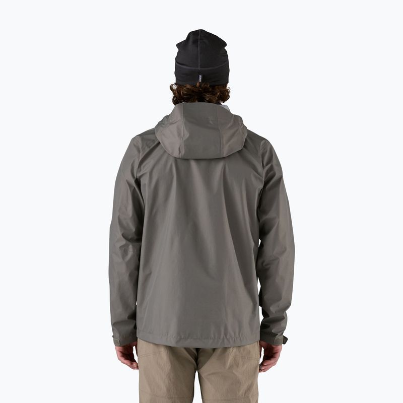 Men's rain jacket Patagonia Torrentshell 3L Rain noble grey 2
