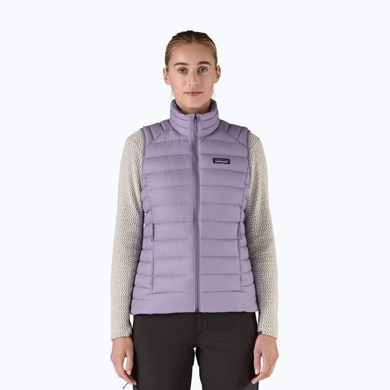 Women's Patagonia Down Sweater concrete purple 2