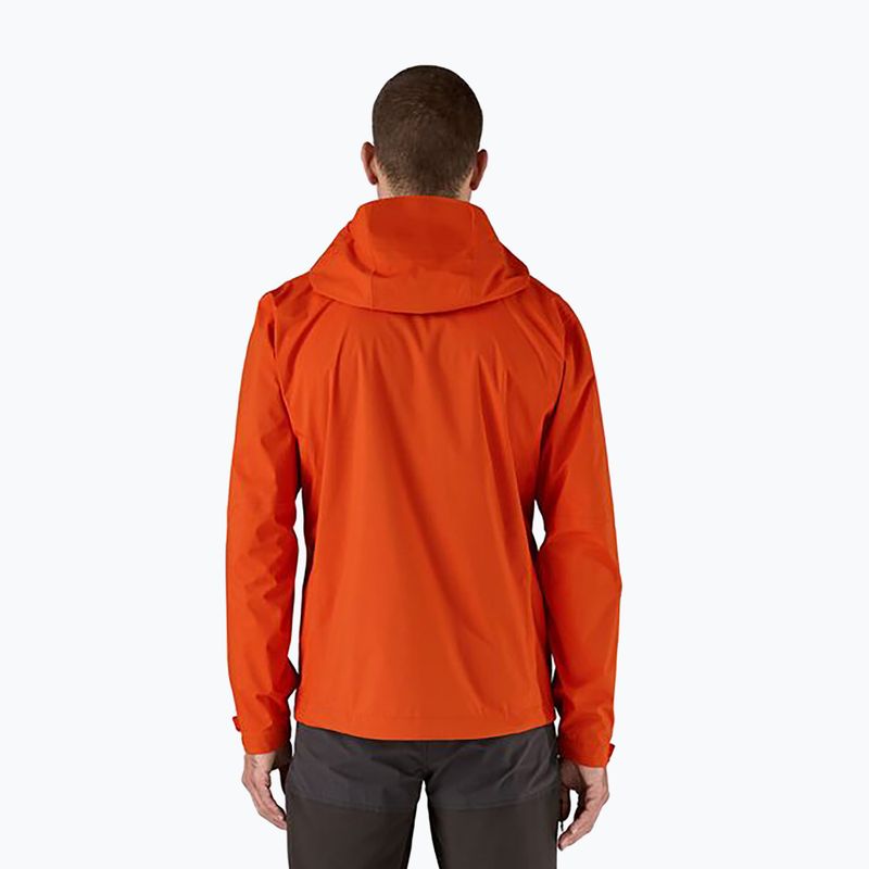 Men's Patagonia Granite Crest rain jacket pollinator orange 2