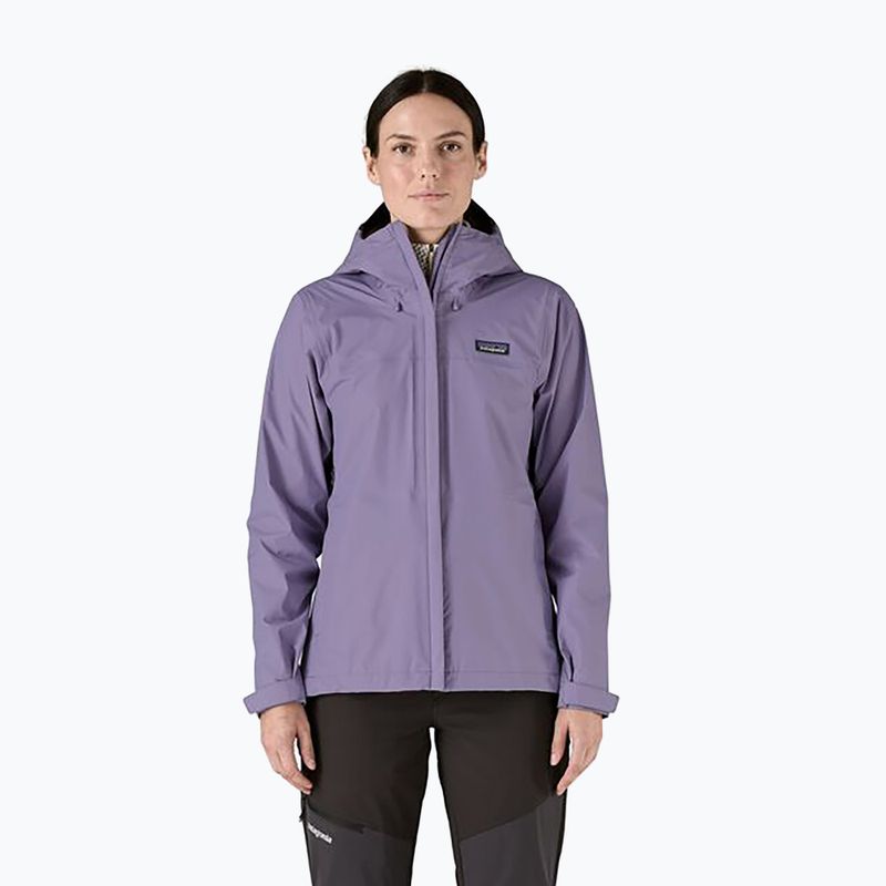 Women's Patagonia Torrentshell 3L Rain jacket concrete purple