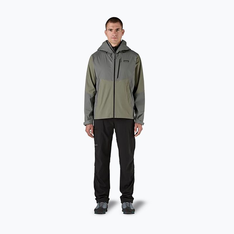 Men's Patagonia Granite Crest Rain jacket river rock green 2