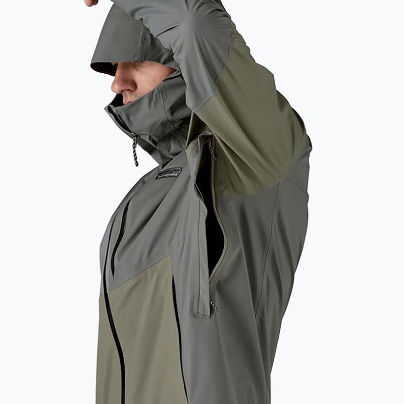 Men's Patagonia Granite Crest Rain jacket river rock green 5