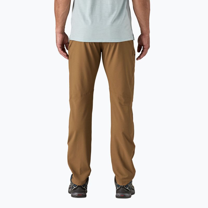 Men's Patagonia Terravia Trail Regular coriander brown trekking trousers 2