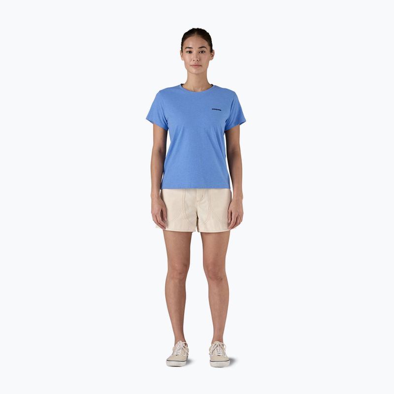Women's Patagonia P-6 Logo Responsibili-Tee abundant blue 8