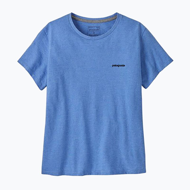 Women's Patagonia P-6 Logo Responsibili-Tee abundant blue 3