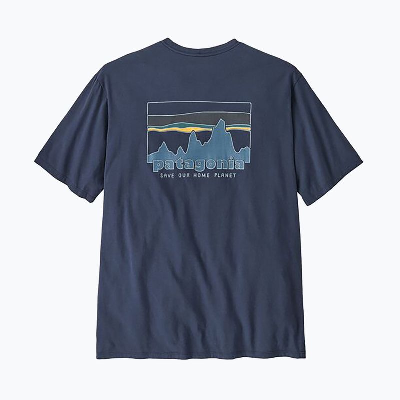 Patagonia men's t-shirt '73 Skyline Organic new navy 2