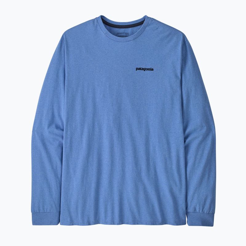 Men's Patagonia P-6 Logo Responsibili Longsleeve abundant blue 2