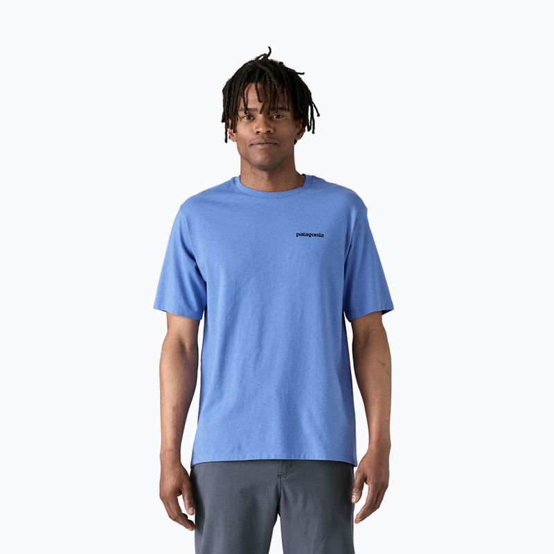 Men's Patagonia P-6 Logo Responsibili-Tee abundant blue 2