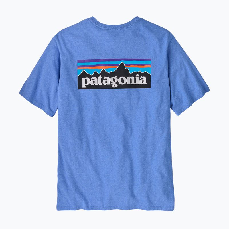 Men's Patagonia P-6 Logo Responsibili-Tee abundant blue 8